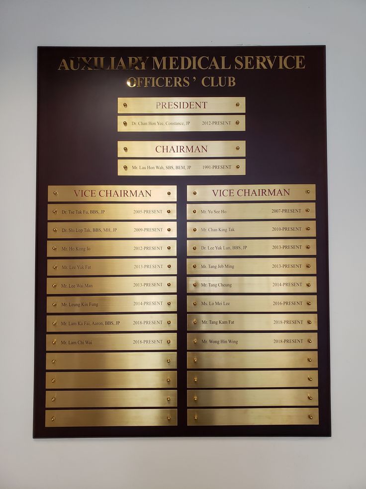 Add-A-name Plaques